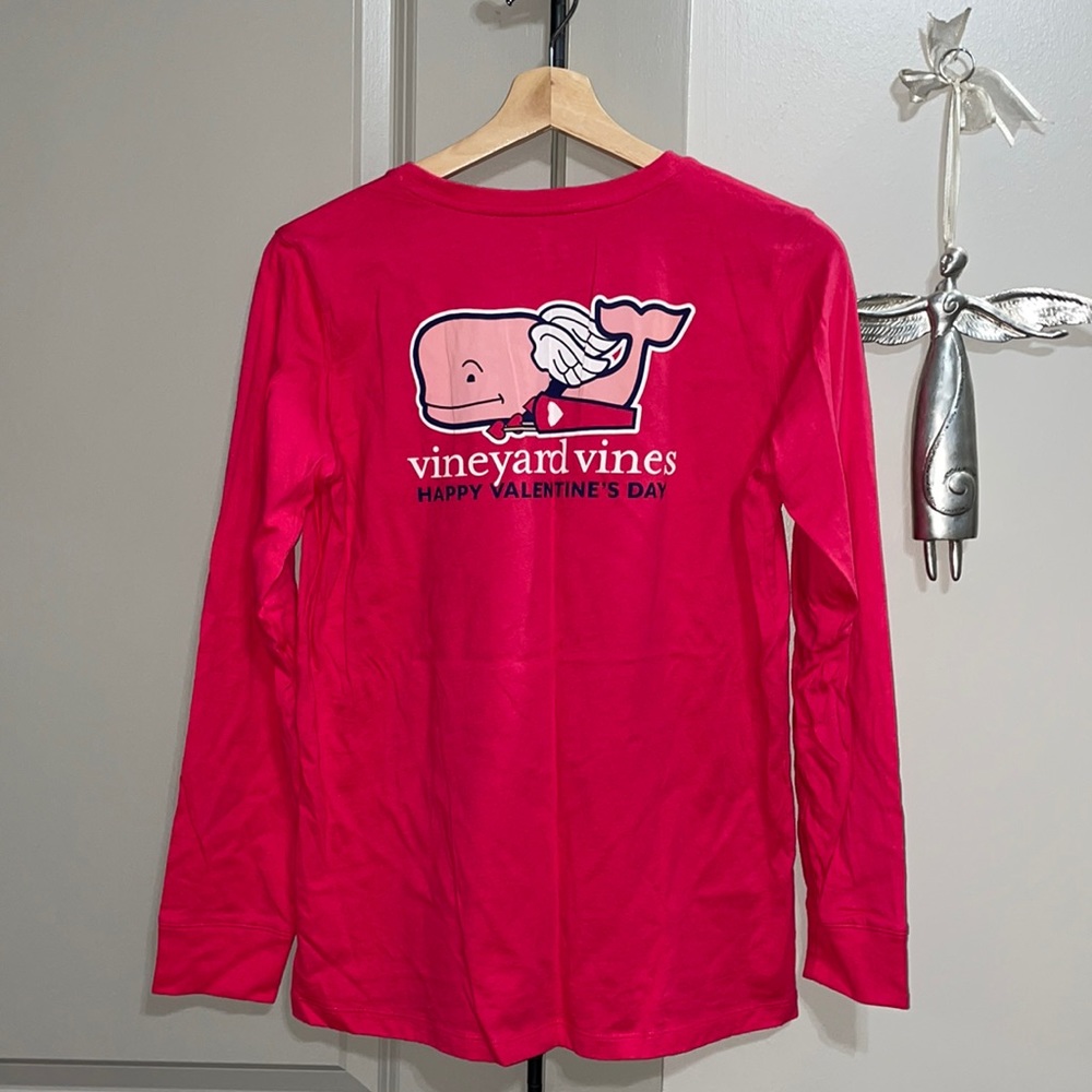 Vineyard Vines youth long sleeve valentines T shirt XL